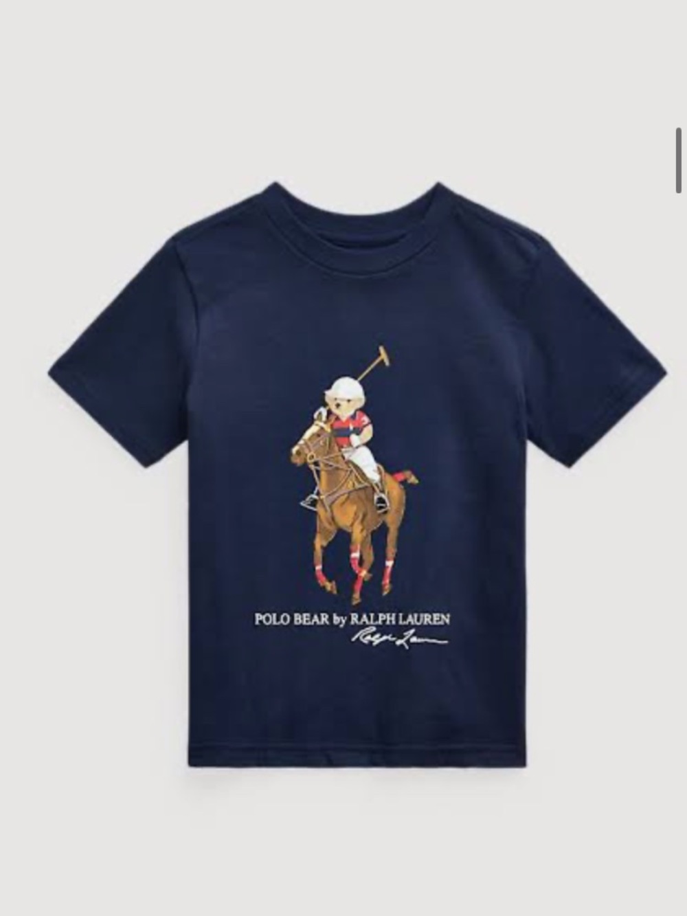 Polo Bear & Big Pony Cotton Tshirt
